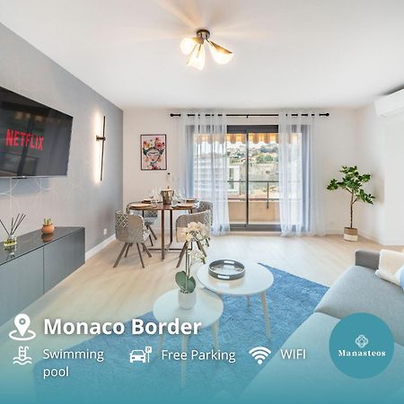 5mn Monaco - Vue mer - Parking - Piscine - BB Διαμέρισμα Beausoleil Εξωτερικό φωτογραφία