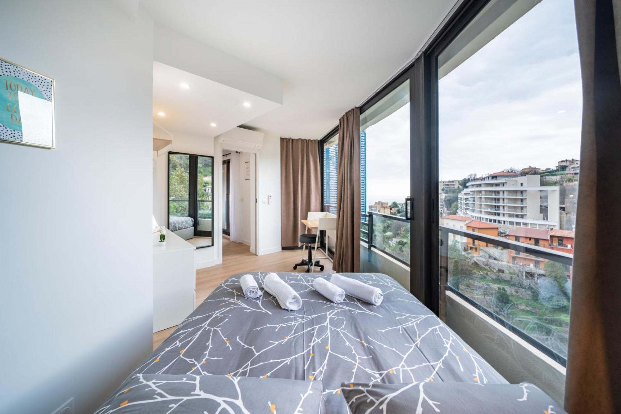 5mn Monaco - Vue mer - Parking - Piscine - BB Διαμέρισμα Beausoleil Εξωτερικό φωτογραφία